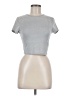 Shein Silver Short Sleeve T-Shirt Size 6 - photo 1