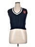 No Comment 100% Acrylic Blue Sleeveless Top Size L - photo 1