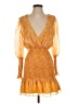 Keepsake 100% Polyester Orange Cocktail Dress Size XS - photo 1