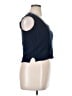 No Comment 100% Acrylic Blue Sleeveless Top Size L - photo 4