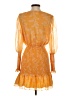 Keepsake 100% Polyester Orange Cocktail Dress Size XS - photo 2
