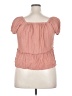Derek Heart 100% Rayon Pink Short Sleeve Blouse Size XL - photo 2