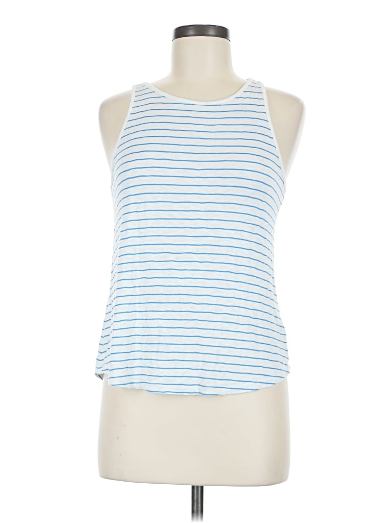 Pre-owned Old Navy Tank Top Blue Halter Neckline Tops