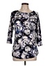 Peck & Peck Gray 3/4 Sleeve Blouse Size L - photo 1