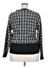 Unbranded 100% Polyester Plaid Black Cardigan Size 2XL - photo 2
