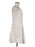 Want and Need 100% Polyester Argyle Ivory Cocktail Dress Size L - photo 4