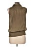 MICHAEL Michael Kors 100% Polyester Tan Sleeveless Blouse Size L (petite) - photo 2