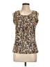 Rafael Tan Sleeveless Top Size L - photo 1