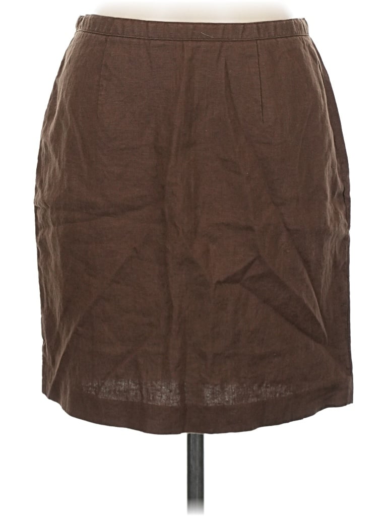 Pre-owned Unbranded Casual Skirt In Brown