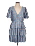 WAYF 100% Polyester Blue Casual Dress Size L - photo 1
