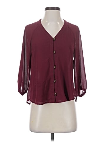 Naked Zebra 3/4 Sleeve Blouse (view 1)