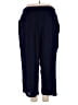 Catherines 100% Rayon Solid Blue Casual Pants Size 3X Petite - photo 2