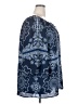 Westport 100% Polyester Blue 3/4 Sleeve Blouse Size 2X - photo 4