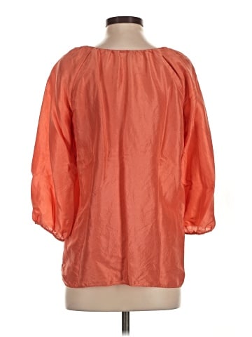 Talbots 3/4 Sleeve Silk Top (view 2)