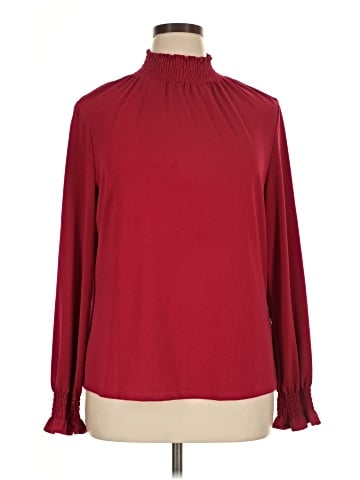 Adrianna Papell Long Sleeve Blouse (view 1)