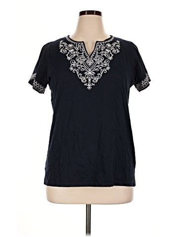 Jones New York Sport Short Sleeve Blouse (view 1)