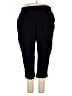 Catherines 100% Rayon Solid Black Active Pants Size 3X Petite - photo 2