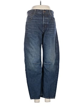 Madewell The Darted Barrel-Leg Jean in Danver Wash (view 1)