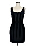 Kenar Chevron-herringbone Black Cocktail Dress Size 6 - photo 1
