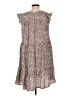 Hayden 100% Polyester Print Gray Casual Dress Size L - photo 2