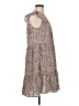 Hayden 100% Polyester Print Gray Casual Dress Size L - photo 4
