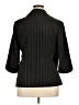 Fashion Bug 100% Polyester Stripes Black Blazer Size 16W - photo 2