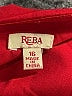Reba Red Casual Dress Size 16 - photo 7