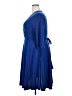 Nemidor 100% Polyester Solid Blue Casual Dress Size 3XL - photo 5