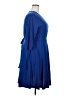 Nemidor 100% Polyester Solid Blue Casual Dress Size 3XL - photo 4