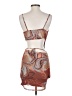 Blanc Paisley Orange Cocktail Dress Size S - photo 2