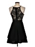 Trixxi Solid Black Cocktail Dress Size S - photo 2