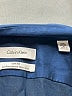 Calvin Klein Solid Blue Long Sleeve Button-Down Shirt Size 15 1/2 - photo 7