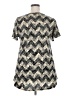 Lularoe Chevron-herringbone Gray Short Sleeve Blouse Size 2X - photo 2