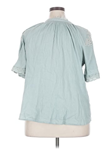 Chelsea & Theodore Short Sleeve Blouse (view 2)