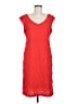 Sharagano 100% Polyester Red Casual Dress Size 8 - photo 1
