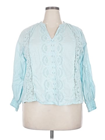 Jennifer & Grace 3/4 Sleeve Blouse (view 1)