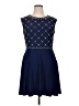Chetta B Argyle Blue Cocktail Dress Size 14 - photo 1