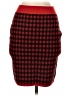 Bar III Plaid Red Casual Skirt Size S - photo 2