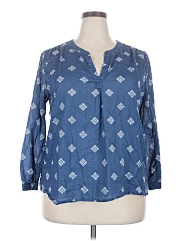 Gap Outlet 3/4 Sleeve Blouse (view 1)