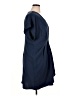DKNY Solid Blue Cocktail Dress Size 16 - photo 4
