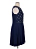 Chetta B Argyle Blue Cocktail Dress Size 14 - photo 4