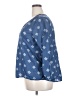 Gap Outlet Blue 3/4 Sleeve Blouse Size XXL - photo 5