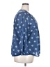 Gap Outlet Blue 3/4 Sleeve Blouse Size XXL - photo 4