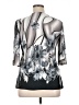 Appointments Gray 3/4 Sleeve Blouse Size XL - photo 2