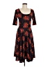Lularoe Floral Black Cocktail Dress Size M - photo 1