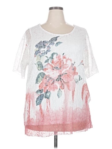 Ali Miles Short Sleeve Blouse (view 1)