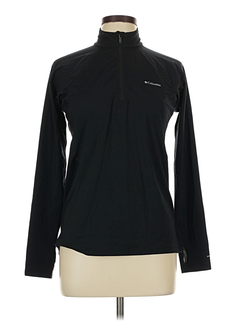 Pre-owned Columbia Fleece Jacket In Black