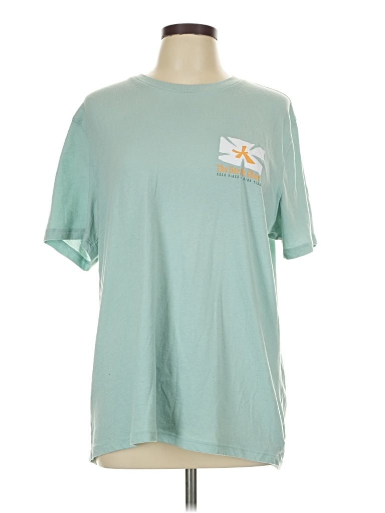 Pre-owned Old Navy Short Sleeve T-shirt In Teal