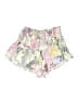 Zara Floral White Shorts Size M - photo 1