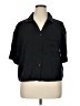 Eberjey 100% Tencel Black 3/4 Sleeve Button-Down Shirt Size XL - photo 1